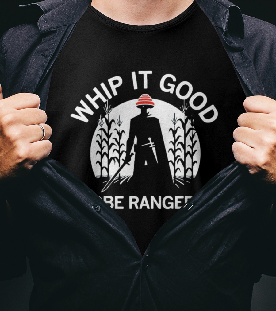 Whip It Good Lobe Rangers Cornfield Silhouette Red Hat T-Shirt