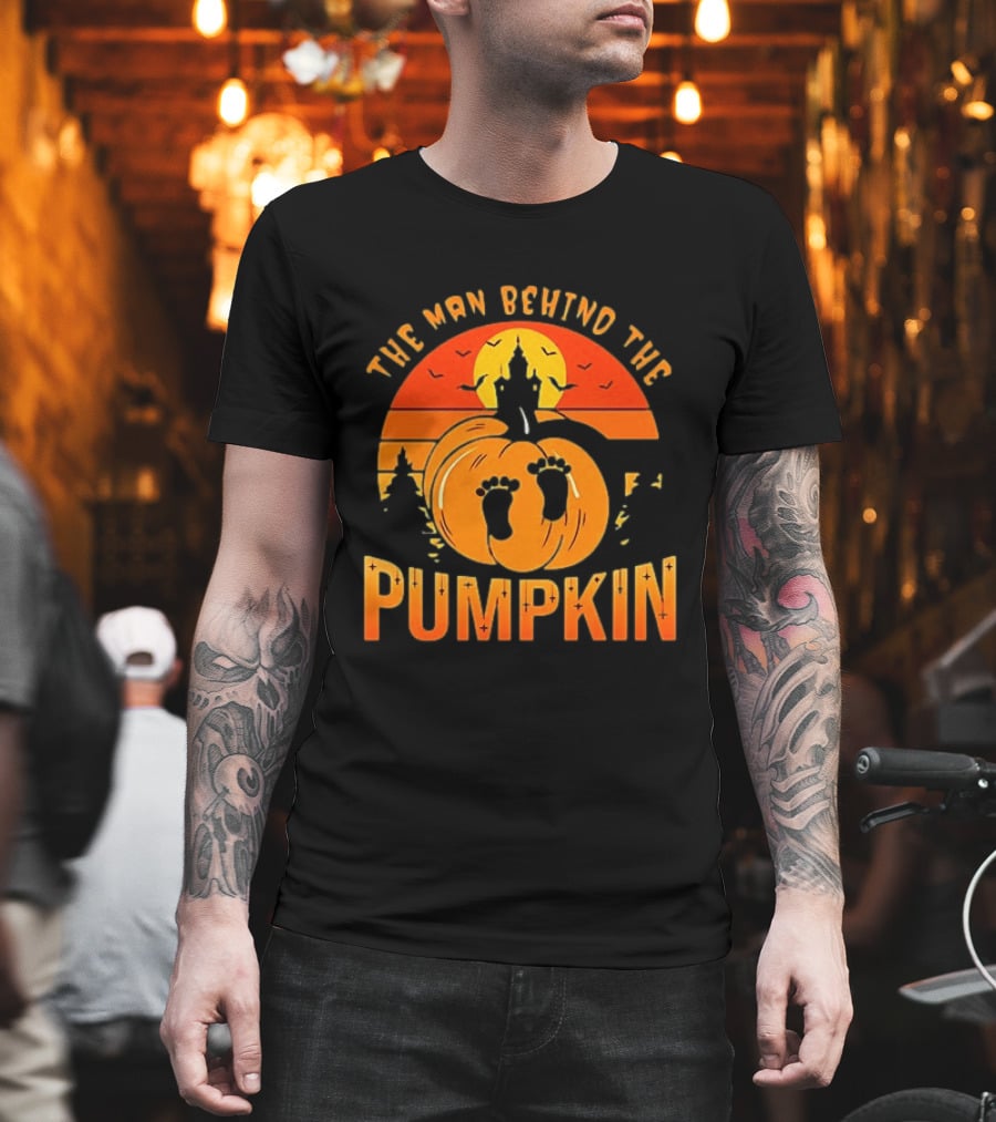 The Man Behind The Pumpkin Halloween 2026 T-Shirt