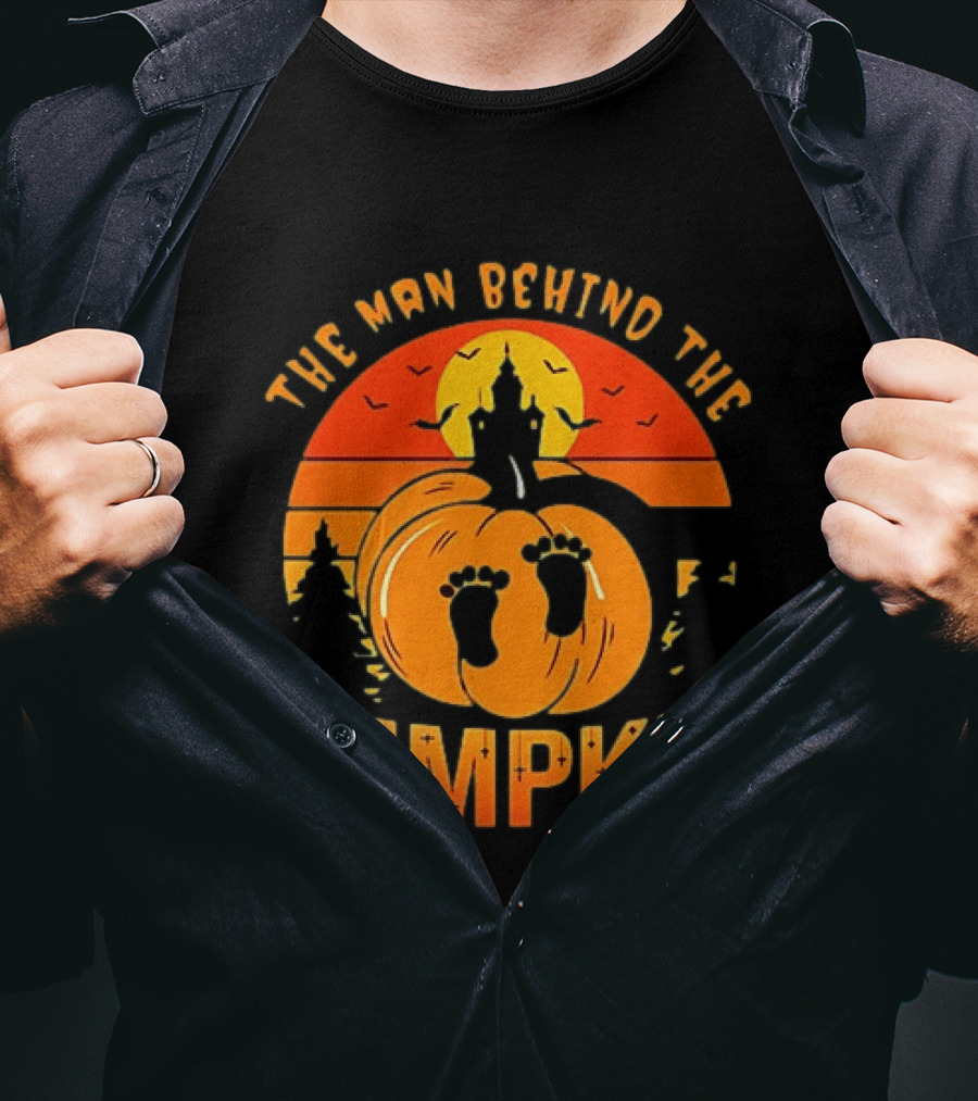 The Man Behind The Pumpkin Halloween 2026 T-Shirt