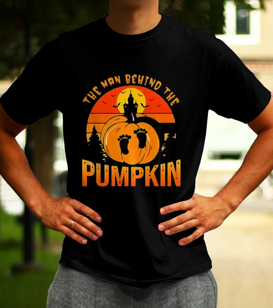 The Man Behind The Pumpkin Halloween 2026 T-Shirt