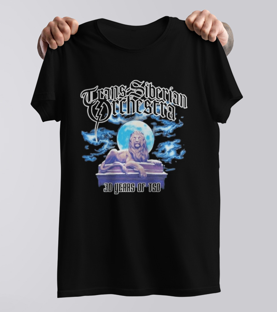 Trans Siberian Orchestra 30 Years Of TSO With Lion And Moon T-Shirt