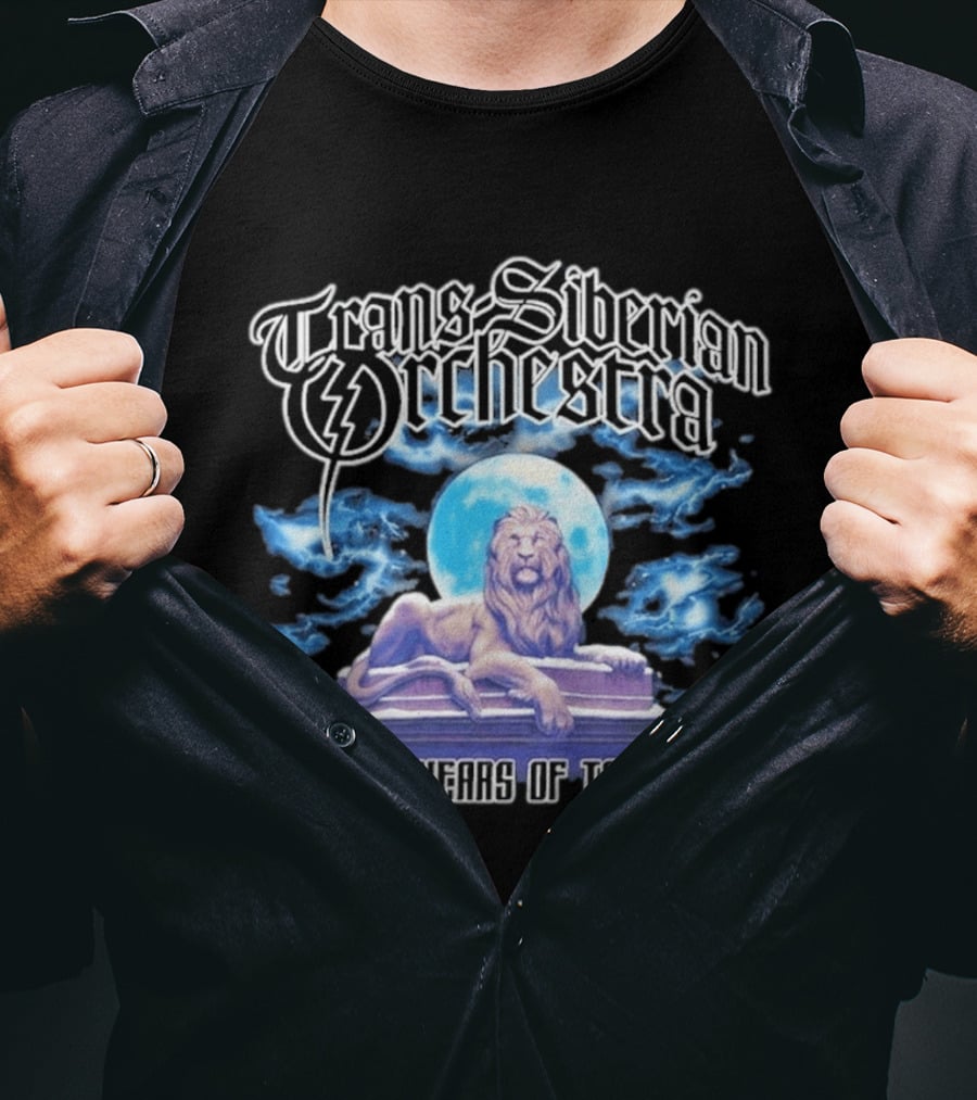 Trans Siberian Orchestra 30 Years Of TSO With Lion And Moon T-Shirt