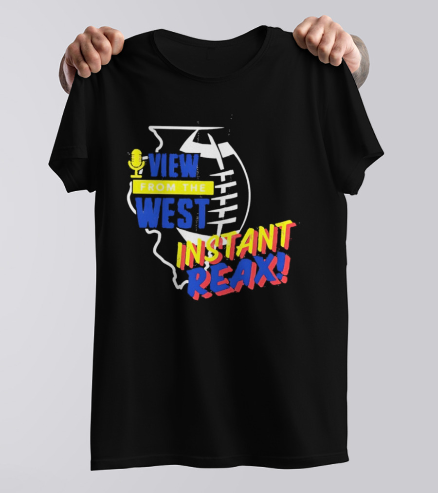 View From The West Instant Reax Illinois Football T-Shirt