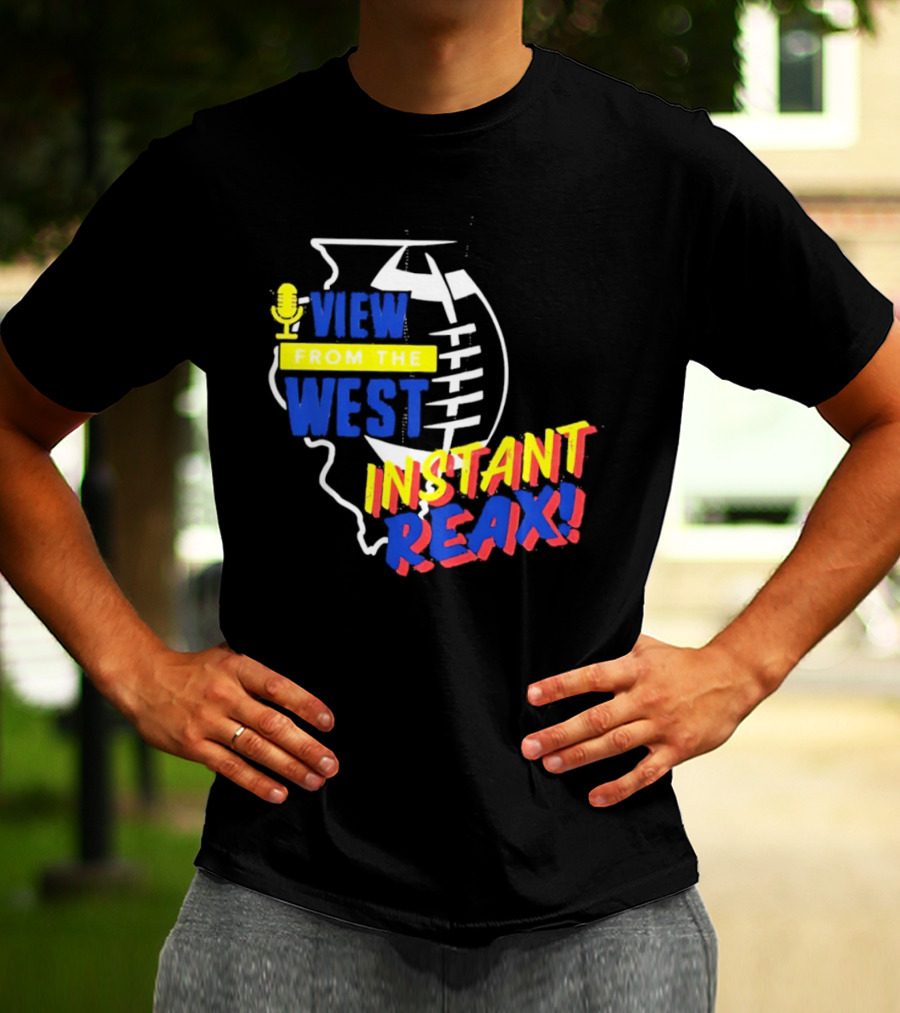 View From The West Instant Reax Illinois Football T-Shirt