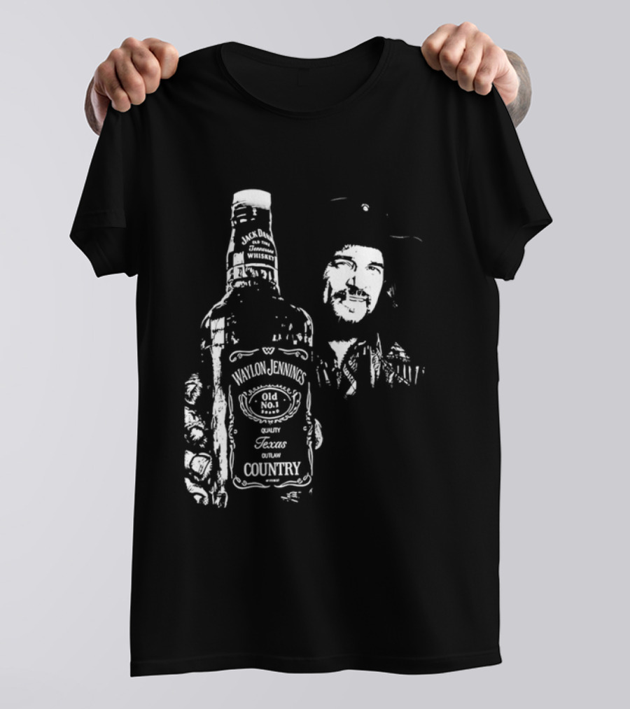 Waylon Jennings Old No 8 Brand Texas Country T-Shirt