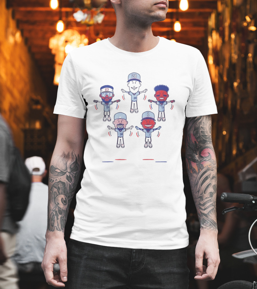 Chris Sale 28 Atlanta Baseball Players Flying 23 28 13 30 1 T-Shirt