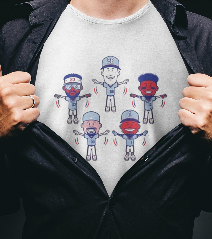Chris Sale 28 Atlanta Baseball Players Flying 23 28 13 30 1 T-Shirt