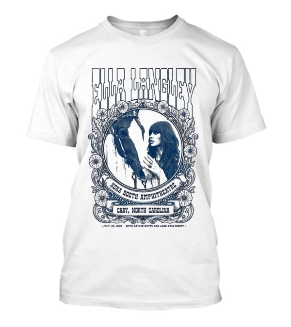 Ella Langley Kaylin Butts Lake Kyle Knott Live Koka Booth Amphitheatre Cary NC 2026 T-Shirt