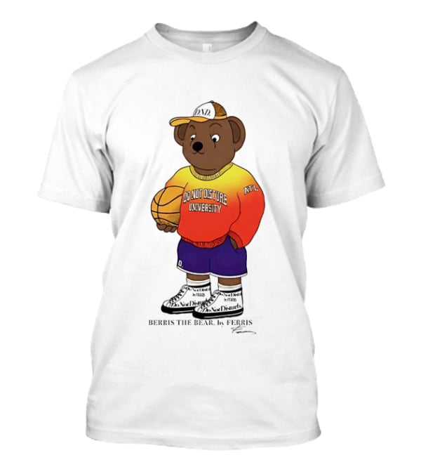 Berris The Bear Basketball Do Not Disturb University Giannis Antetokounmpo T-Shirt