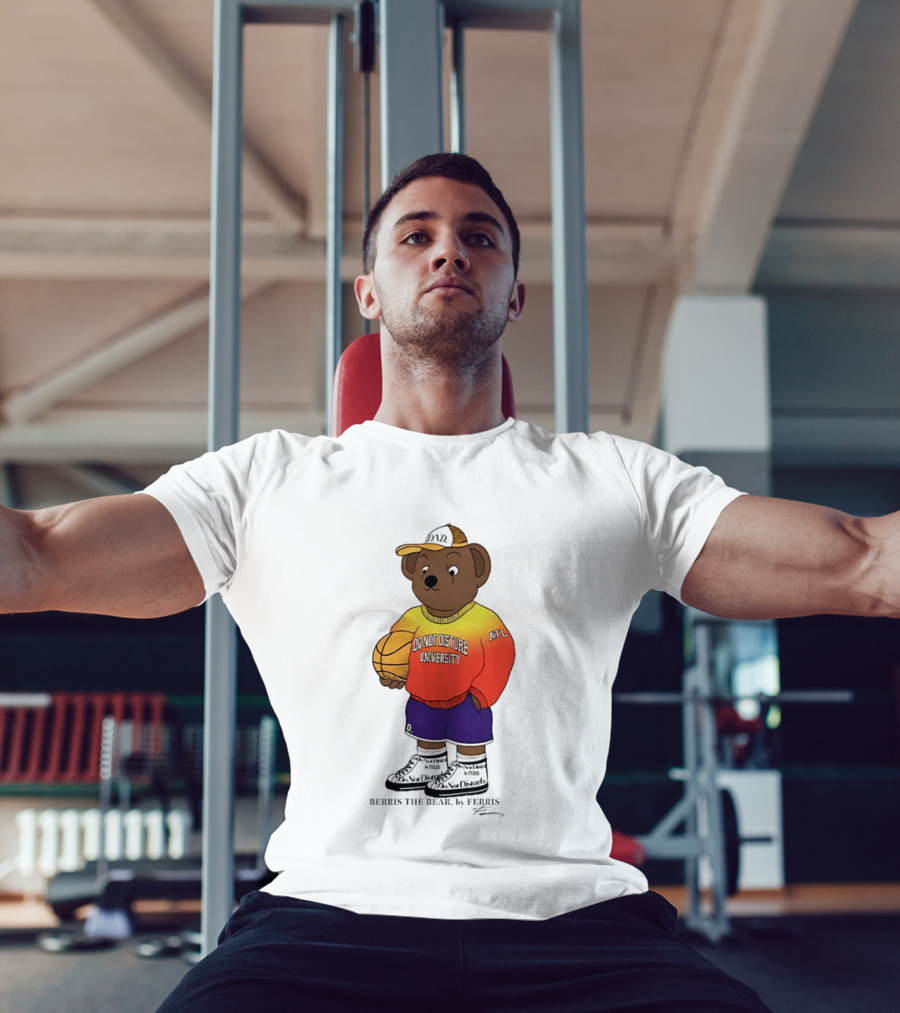 Berris The Bear Basketball Do Not Disturb University Giannis Antetokounmpo T-Shirt