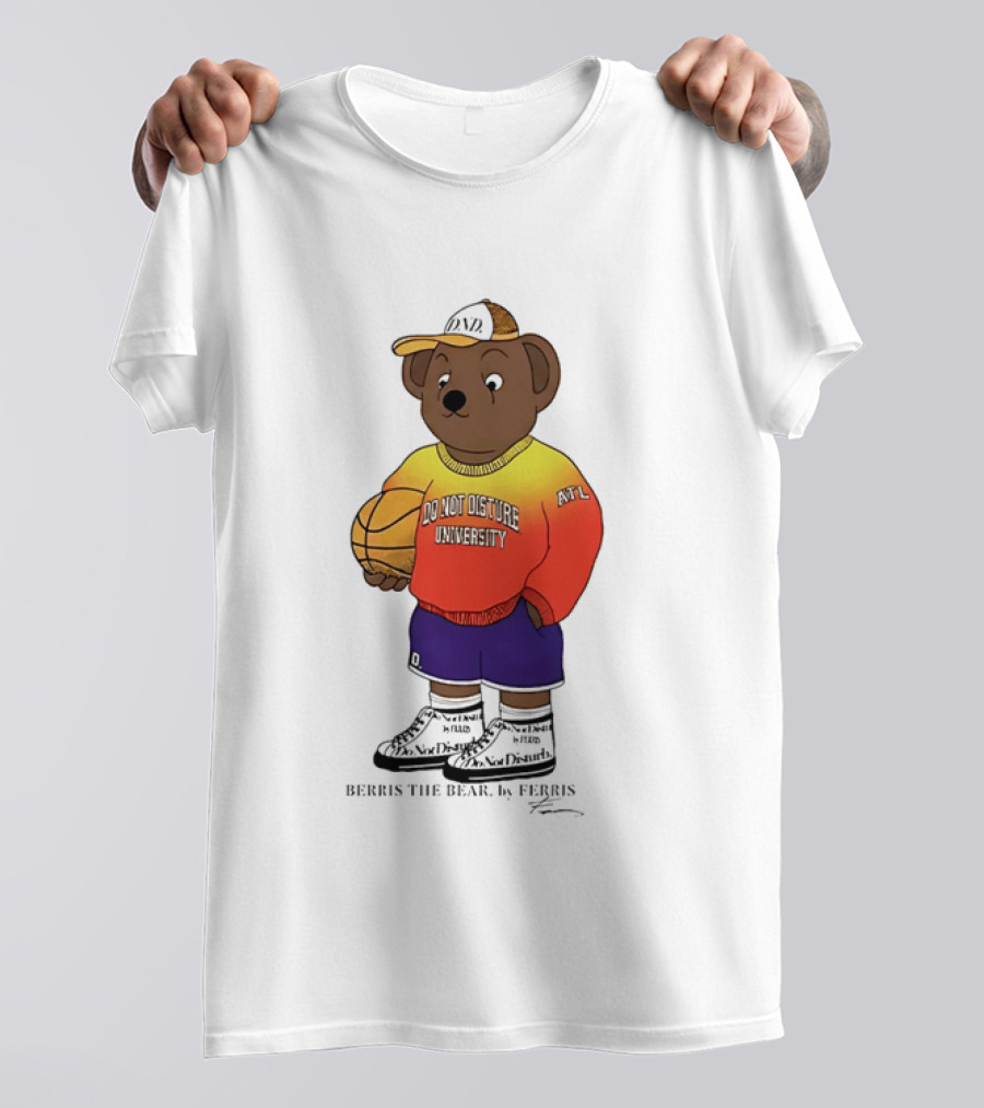 Berris The Bear Basketball Do Not Disturb University Giannis Antetokounmpo T-Shirt
