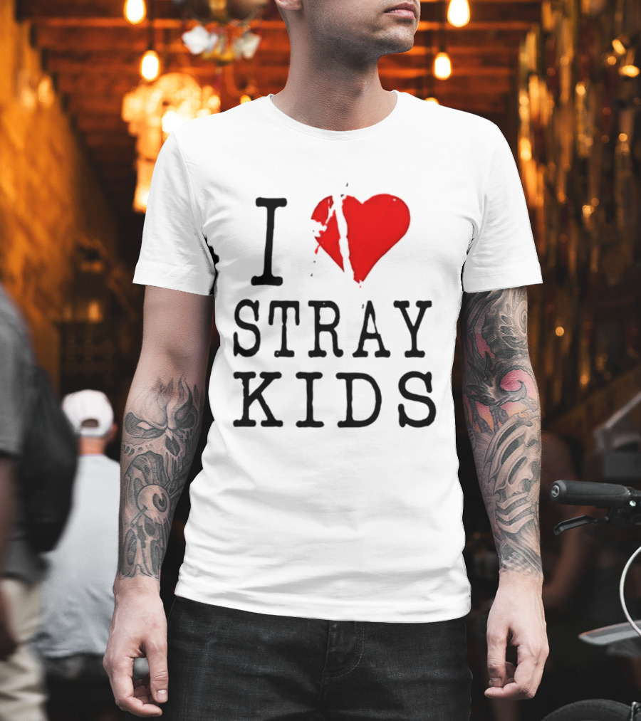 I Love Stray Kids Broken Heart T-Shirt