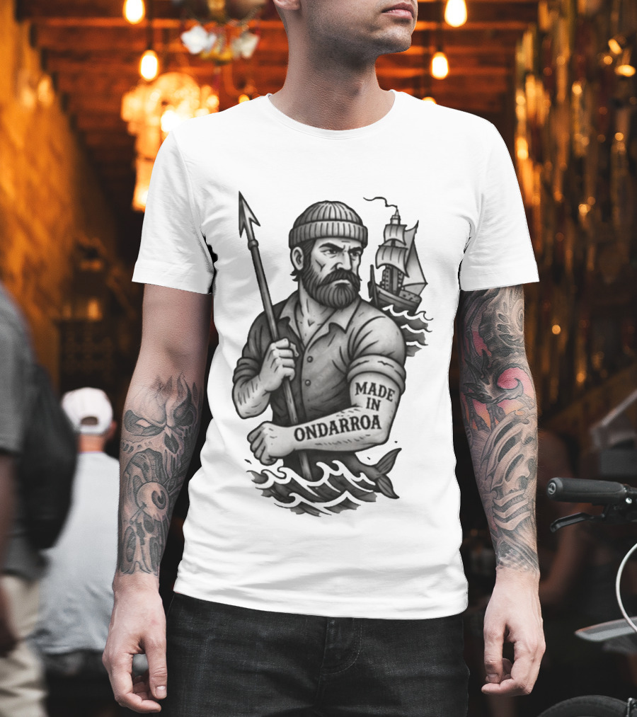 Inigo Martinez Basque Planet Made In Ondarroa Sailor And Ship T-Shirt
