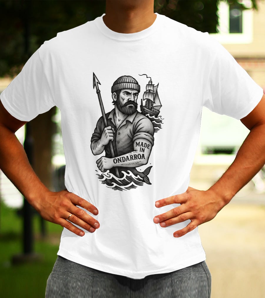 Inigo Martinez Basque Planet Made In Ondarroa Sailor And Ship T-Shirt