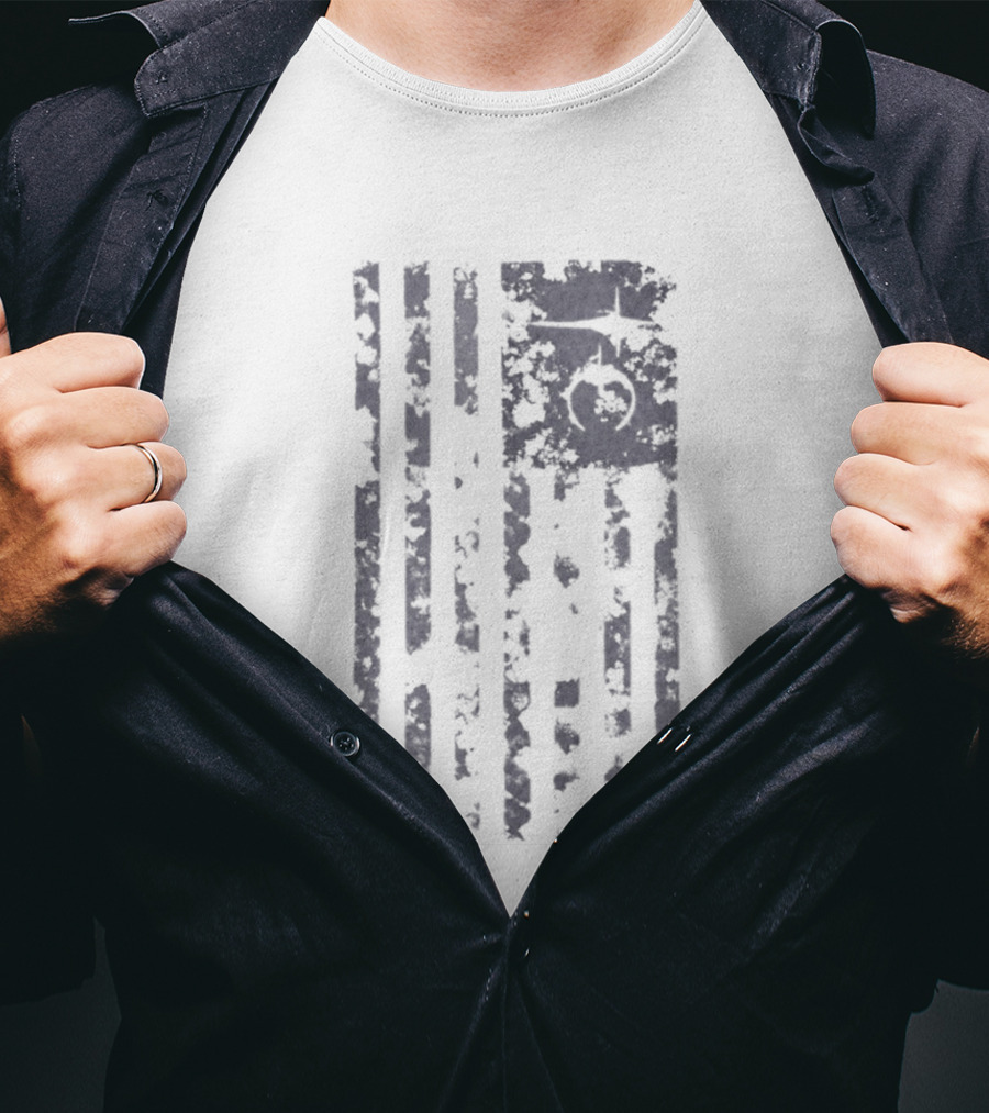 Jake Paul Thug Club Old Glory Distressed American Flag T-Shirt