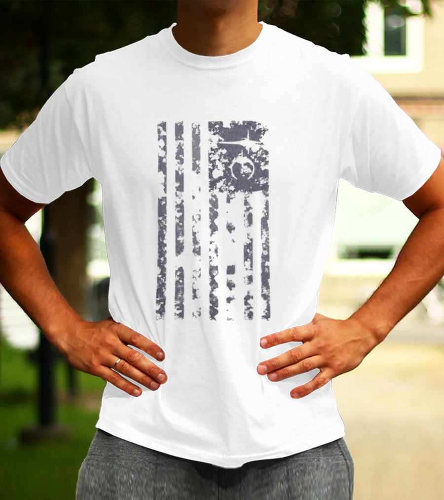 Jake Paul Thug Club Old Glory Distressed American Flag T-Shirt
