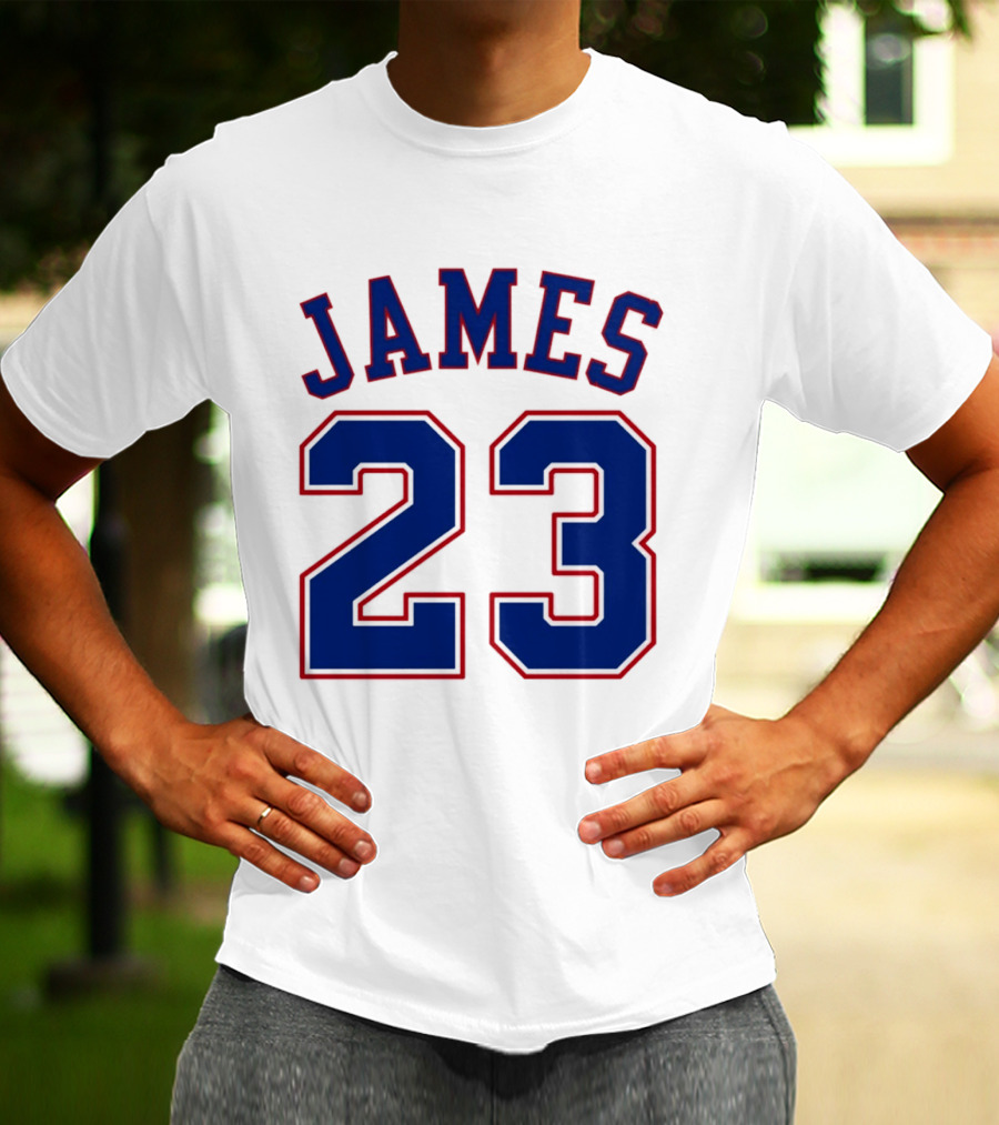 James 23 Philadelphia 76er The King T-Shirt