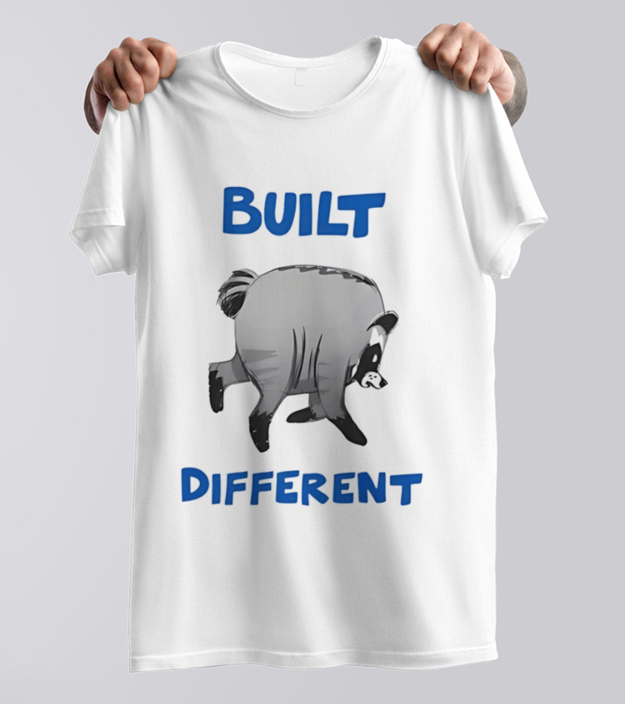 Jimothy The Raccoon Built Different T-Shirt