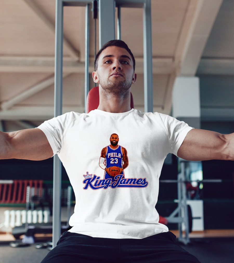 King James Philly 23 Basketball Legend T-Shirt