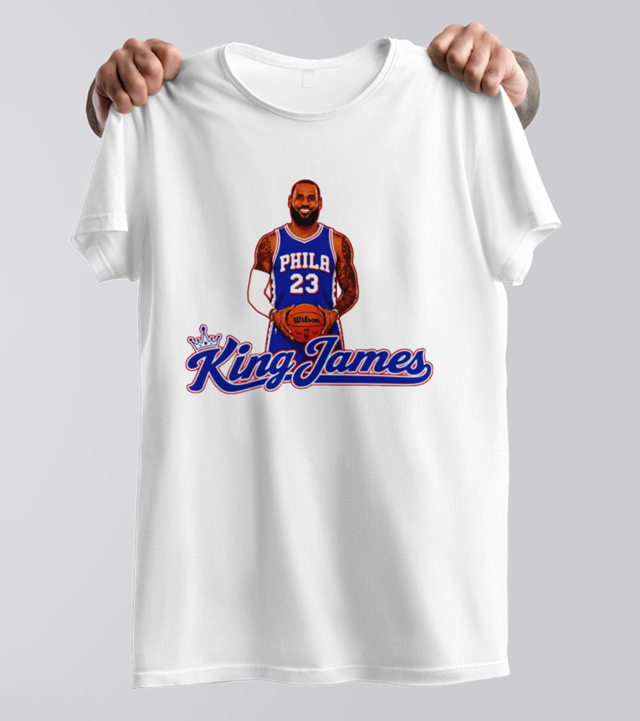King James Philly 23 Basketball Legend T-Shirt