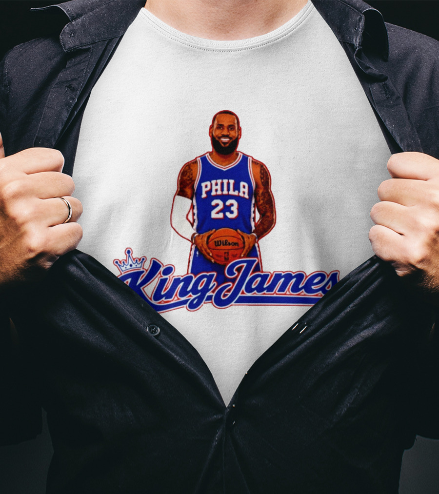 King James Philly 23 Basketball Legend T-Shirt
