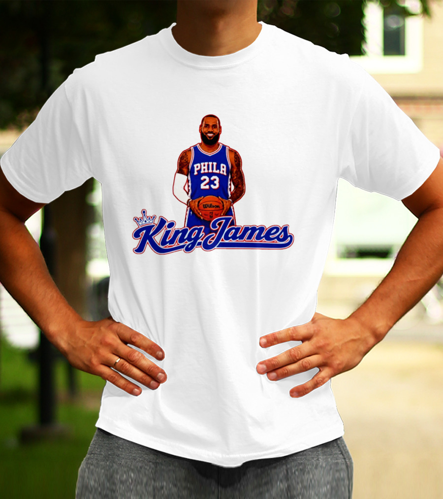 King James Philly 23 Basketball Legend T-Shirt