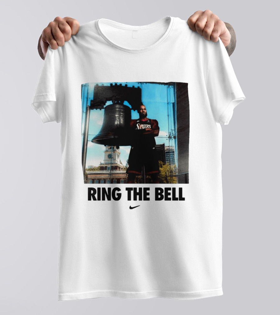 LeBron James Sixers Liberty Bell Ring The Bell T-Shirt