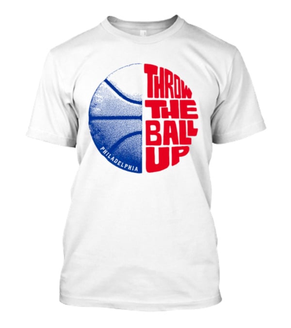 LeBron James Philadelphia 76ers Throw The Ball Up Basketball T-Shirt