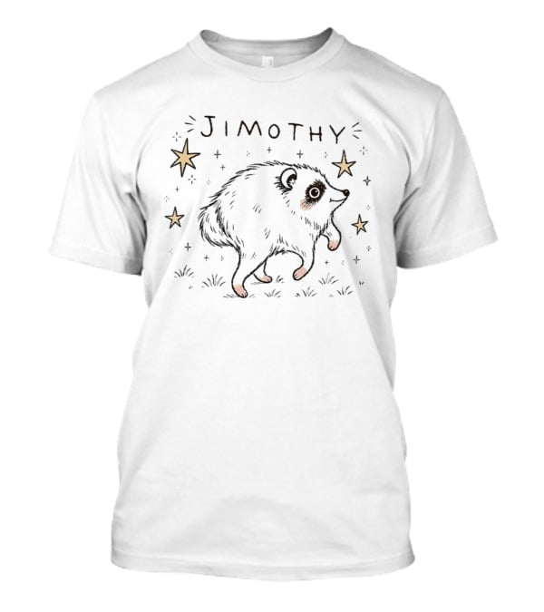 Jimothy Raccoon With Stars And Whimsical T-Shirt