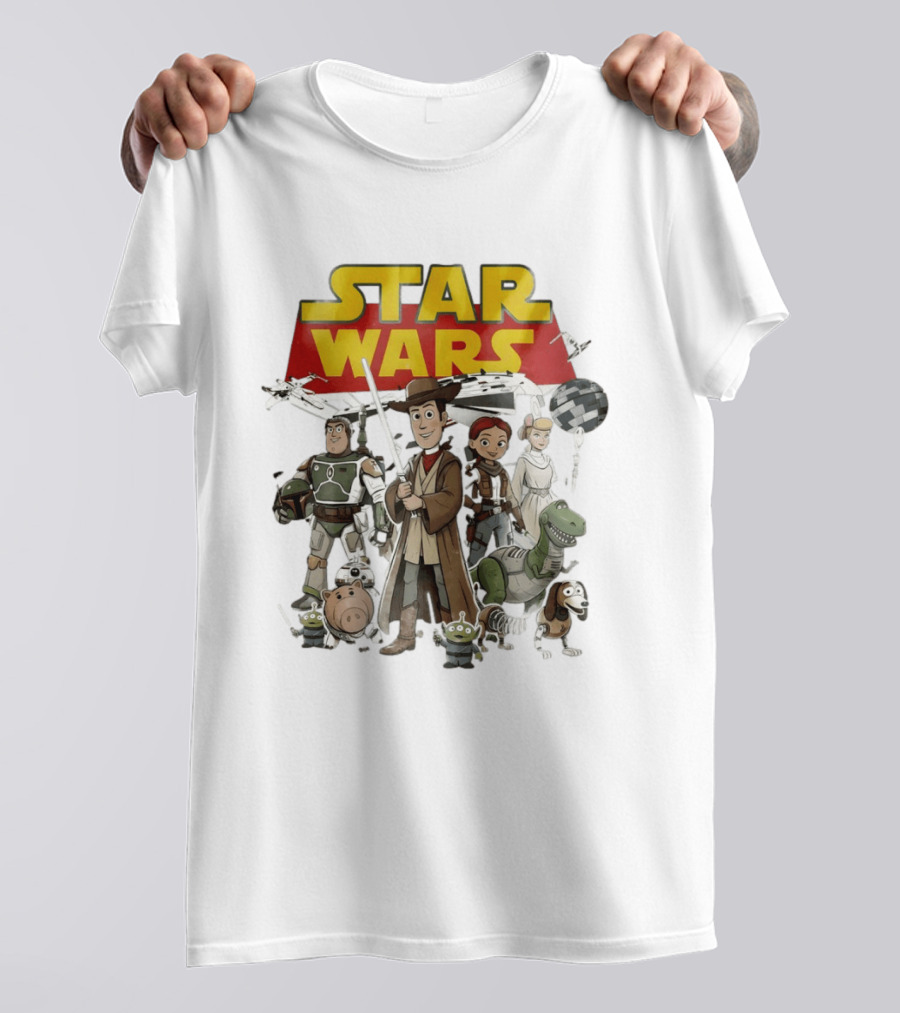 Star Wars Toy Story Mashup Disneyland Family Trip 2026 T-Shirt