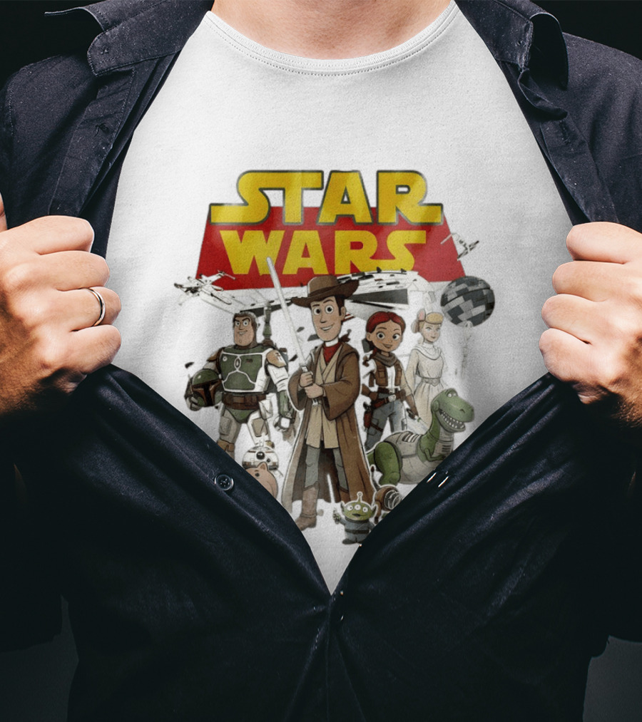 Star Wars Toy Story Mashup Disneyland Family Trip 2026 T-Shirt