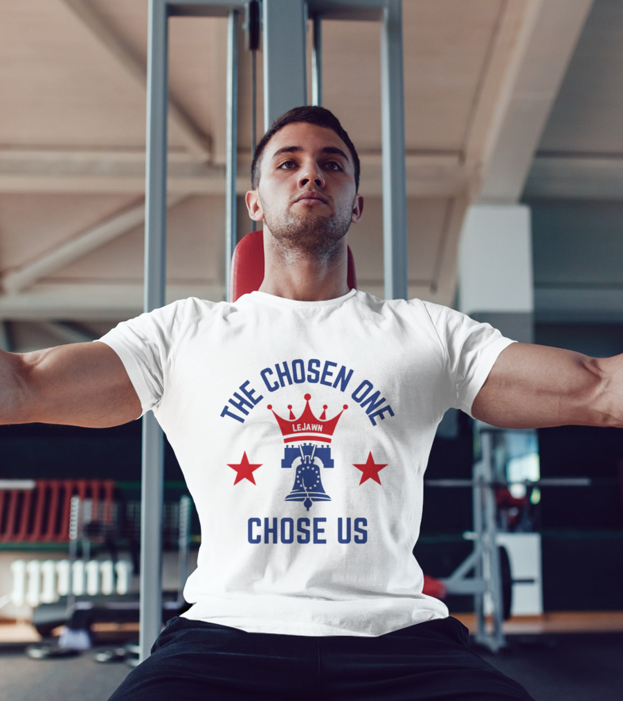 The Chosen One Chose Us LeBron James Liberty Bell Crown Stars T-Shirt