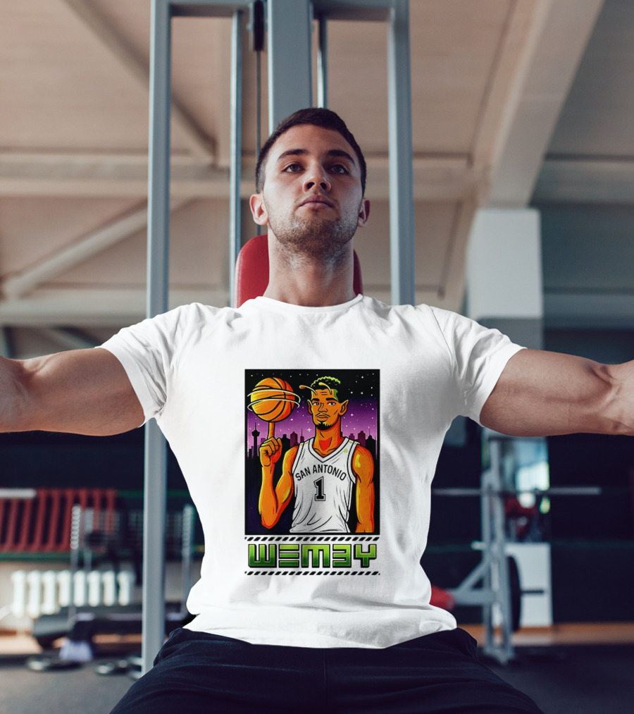 Wemby No 1 San Antonio Basketball Alien T-Shirt