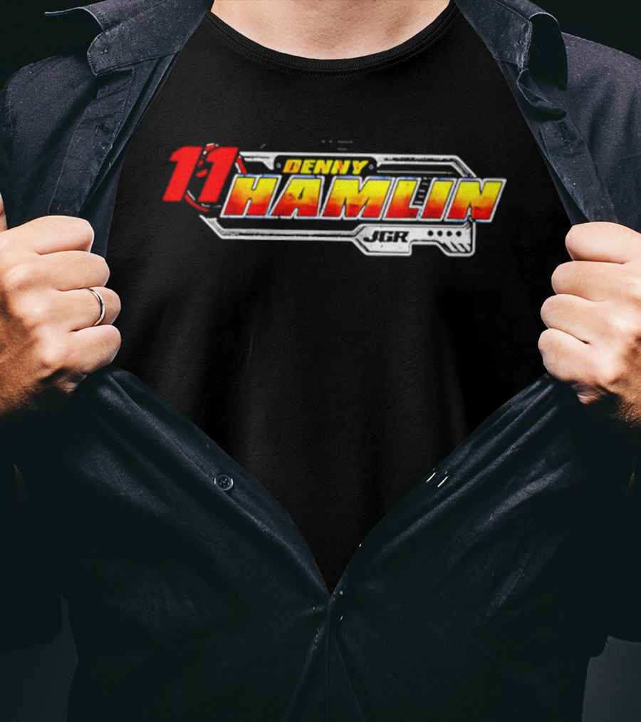 Denny Hamlin 11 Joe Gibbs Racing NASCAR 2026 T-Shirt