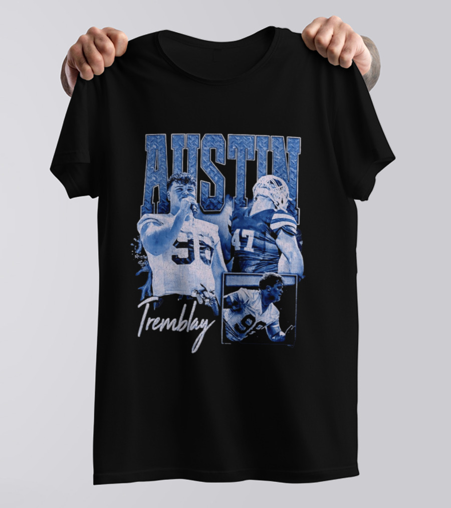 Austin Tremblay Football Austin 36 47 Sports T-Shirt