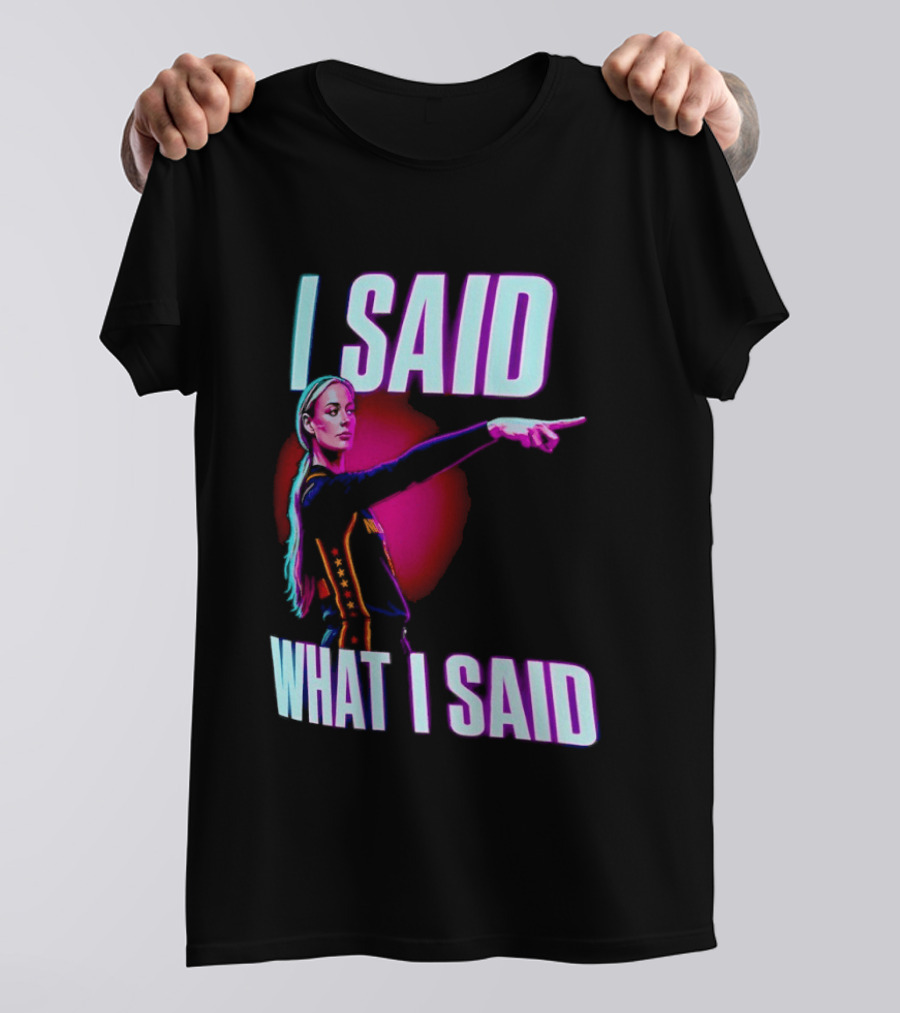 Sophie Cunningham I Said What I Said Pointing Indiana Fever WNBA Basketball T-Shirt