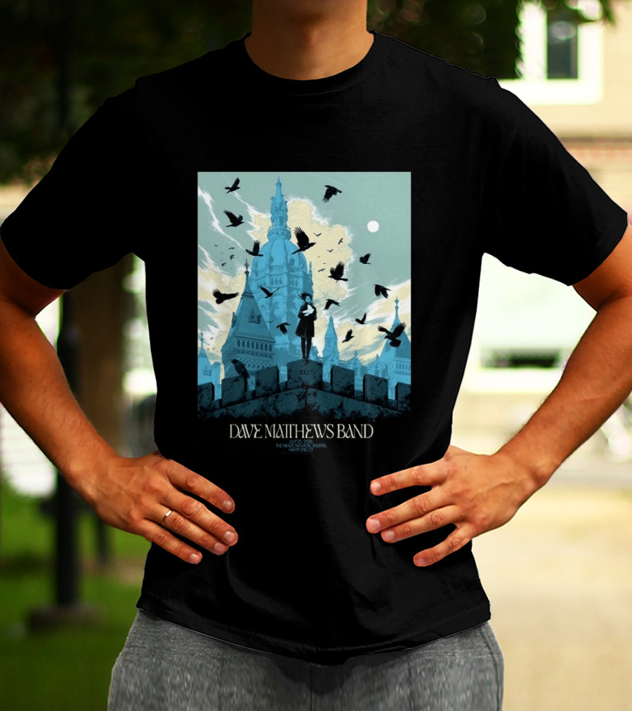 Dave Matthews Band Hartford CT 2026 The Meadows Music Theatre July 25 Event T-Shirt