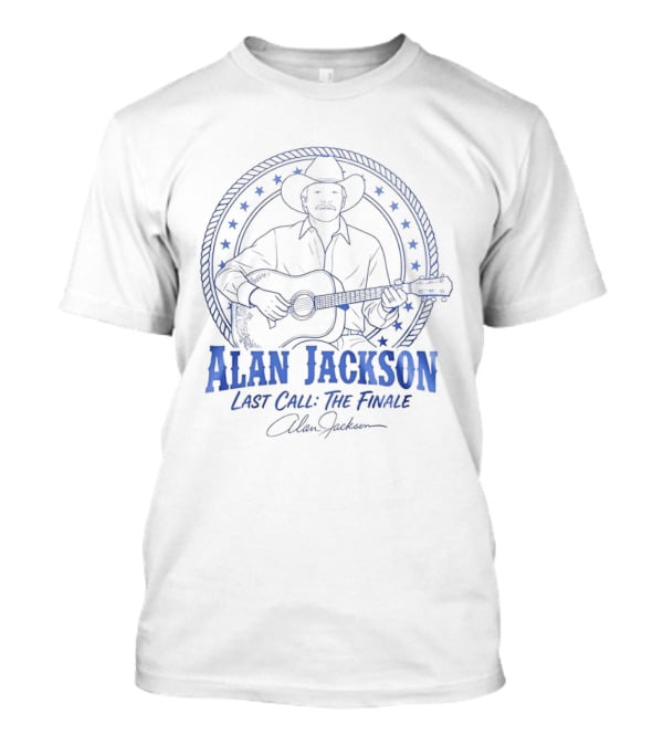 Alan Jackson Last Call The Finale Tour 2026 Tennessee Titans Collaboration T-Shirt