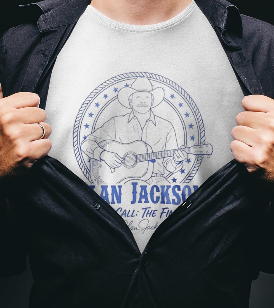 Alan Jackson Last Call The Finale Tour 2026 Tennessee Titans Collaboration T-Shirt
