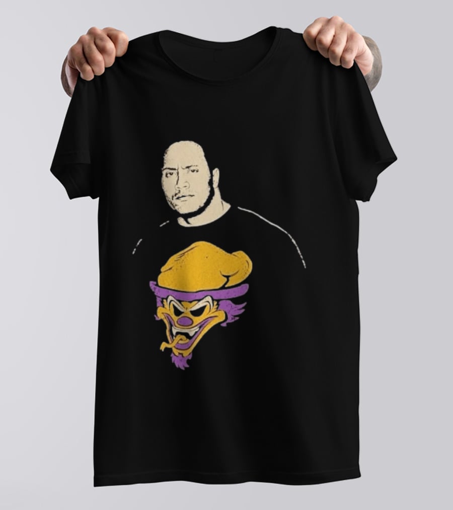 Dwayne Johnson The Rock Insane Clown Posse Collaboration T-Shirt