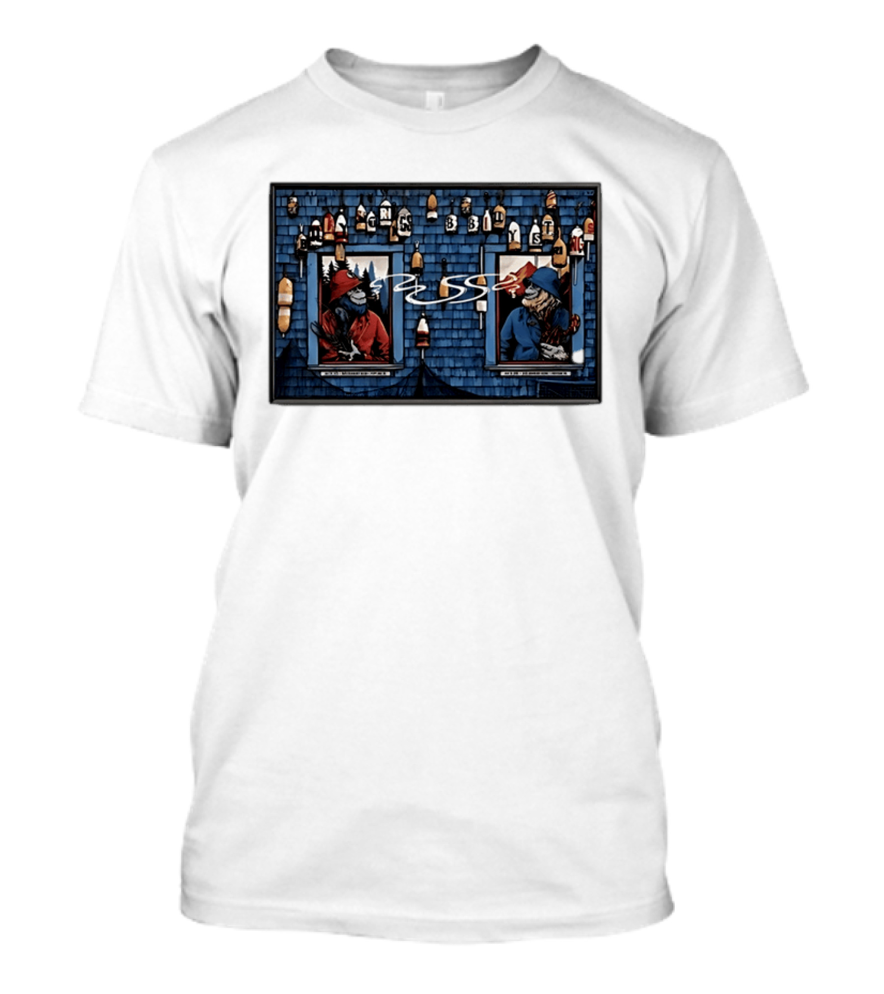Billy Strings Portland ME July 24 2026 Lobster Theme With Buoys And Lighthouse T-Shirt