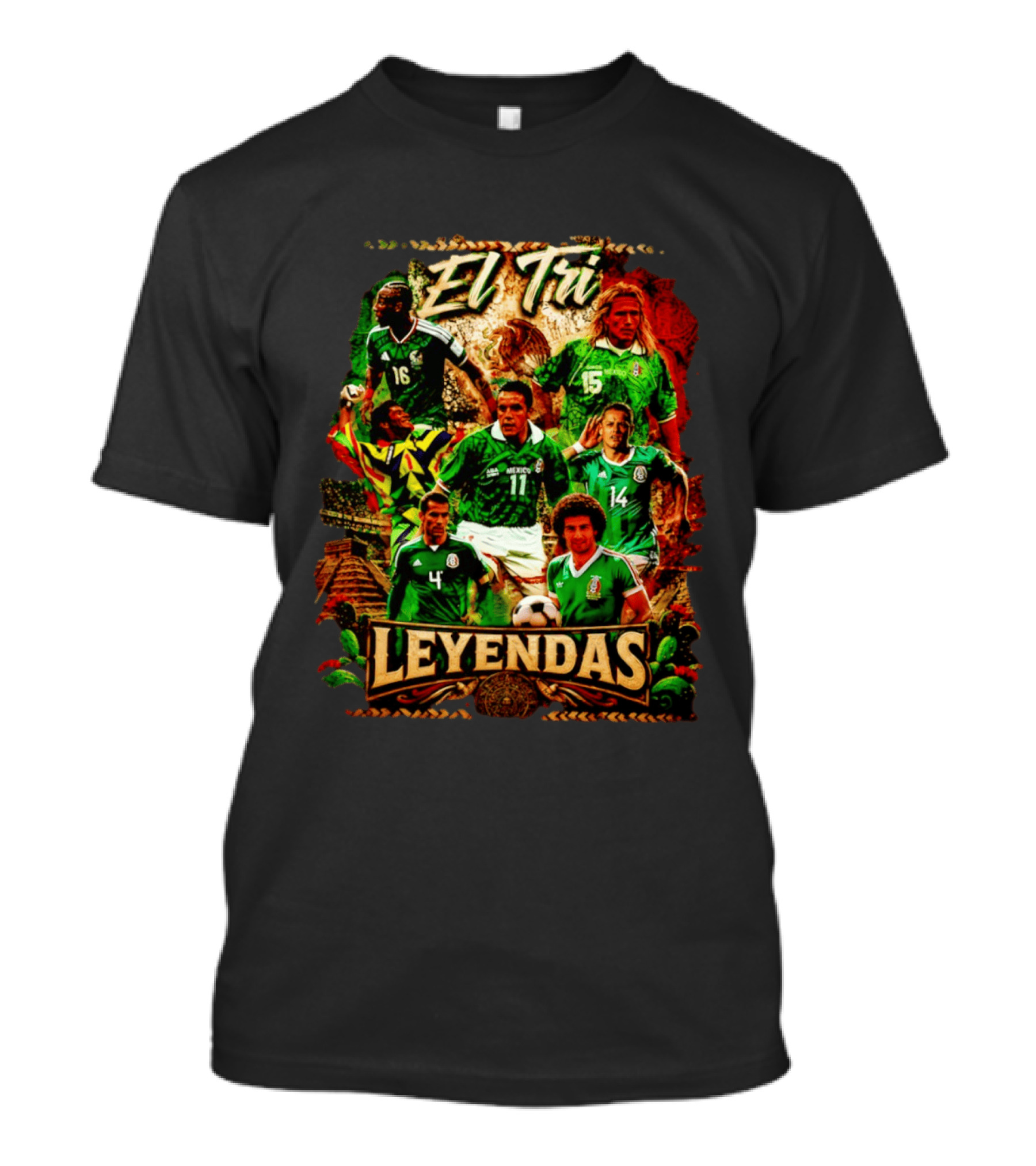 El Tri Leyendas Mexico National Football Team Legend Players T-Shirt