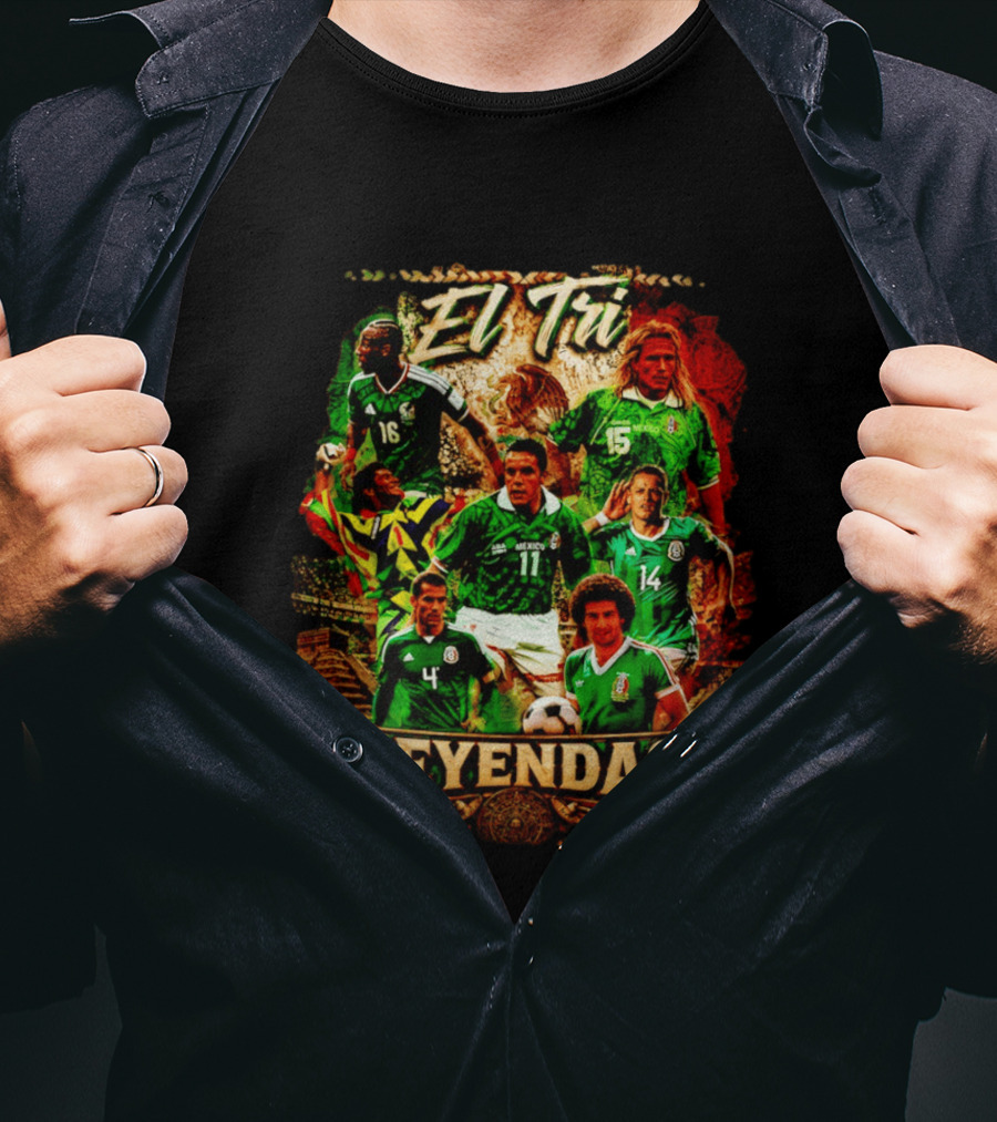 El Tri Leyendas Mexico National Football Team Legend Players T-Shirt
