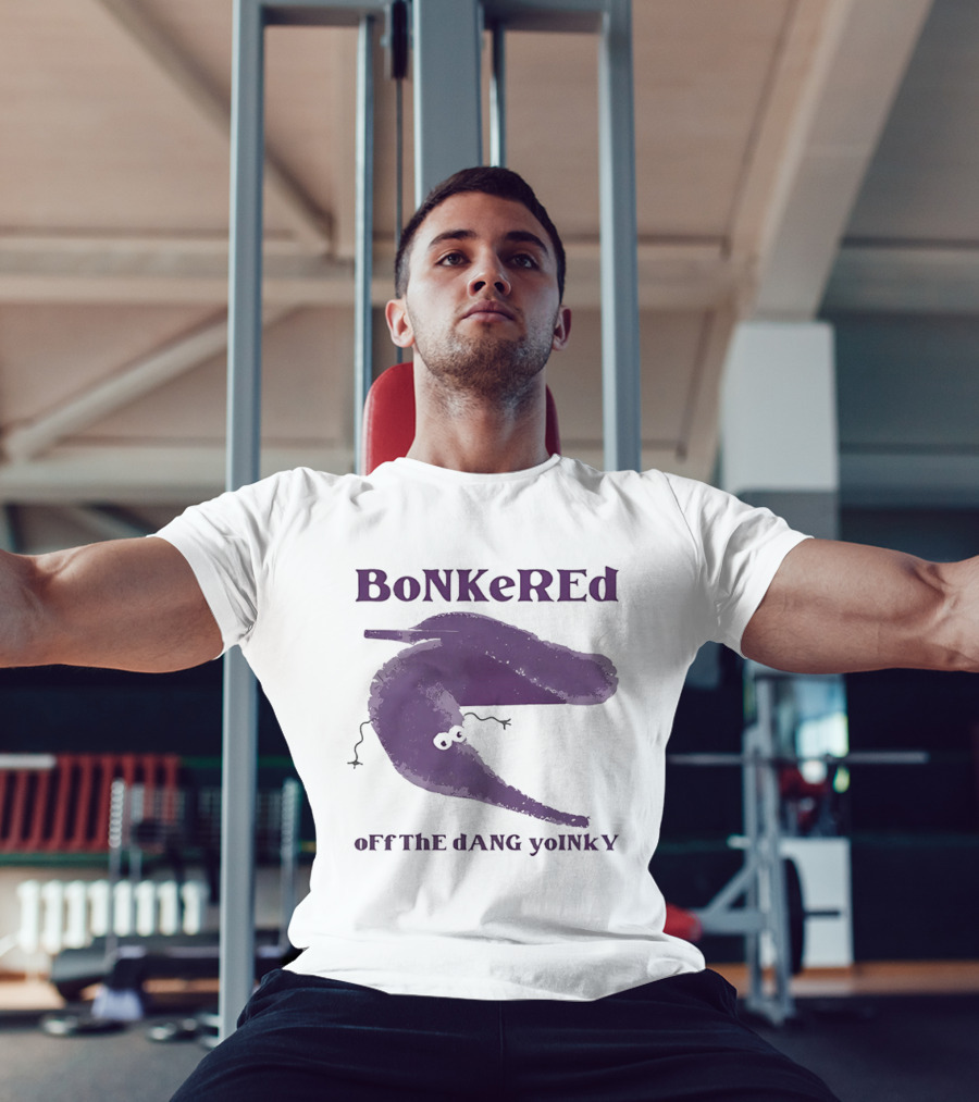 BoNKerEd OFF ThE DaNG YoINKY Worm On A String T-Shirt