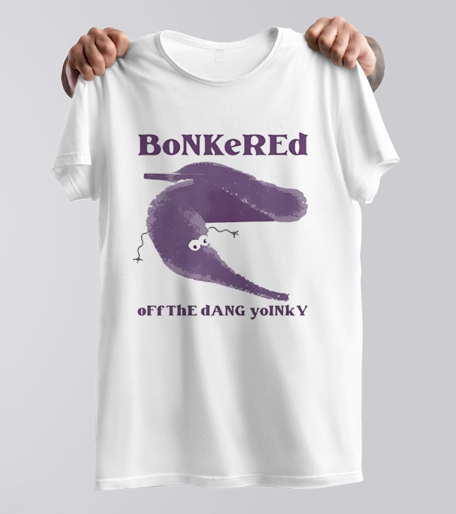 BoNKerEd OFF ThE DaNG YoINKY Worm On A String T-Shirt