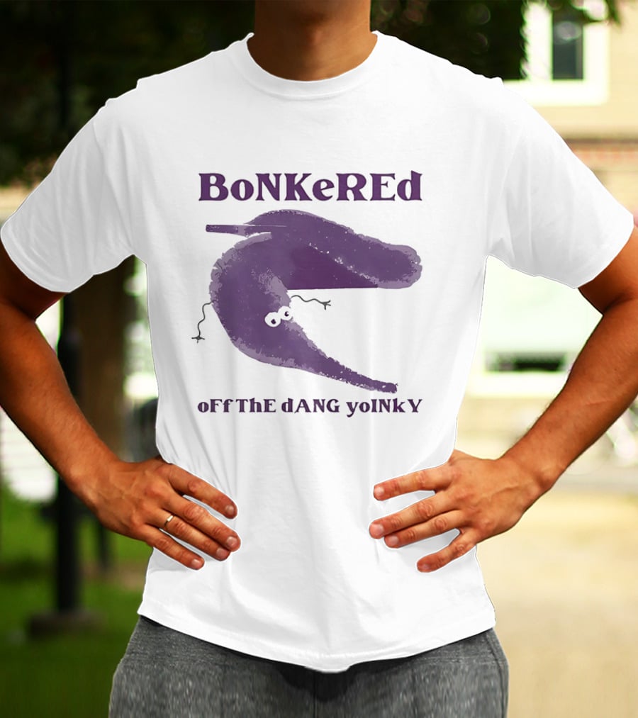 BoNKerEd OFF ThE DaNG YoINKY Worm On A String T-Shirt