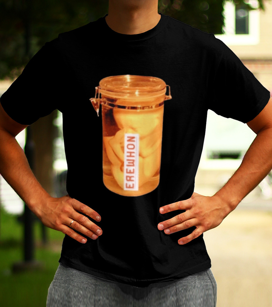 Erewhon Baby Jar Conceptual Artwork In Glass Container T-Shirt