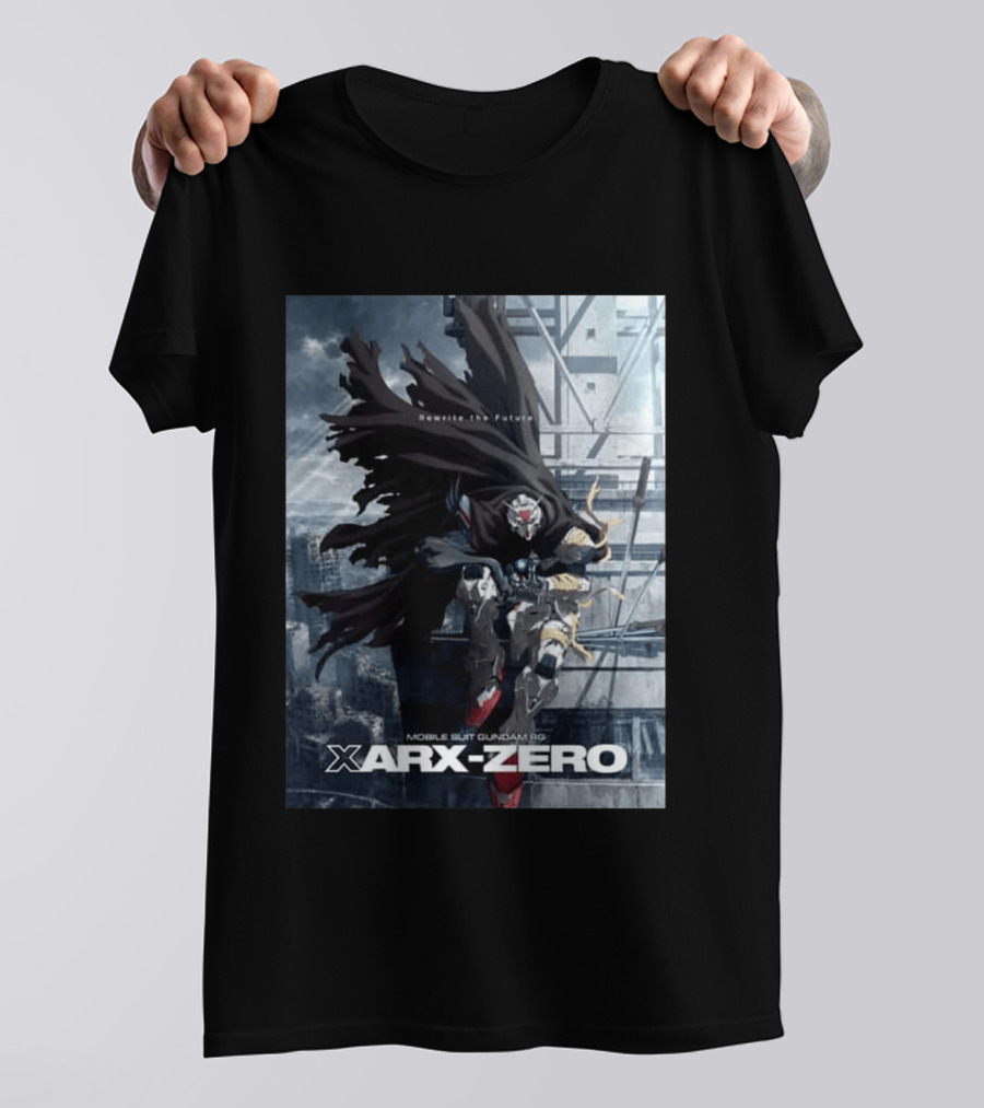 Rewrite The Future Mobile Suit Gundam RG Xarx Zero New Series T-Shirt