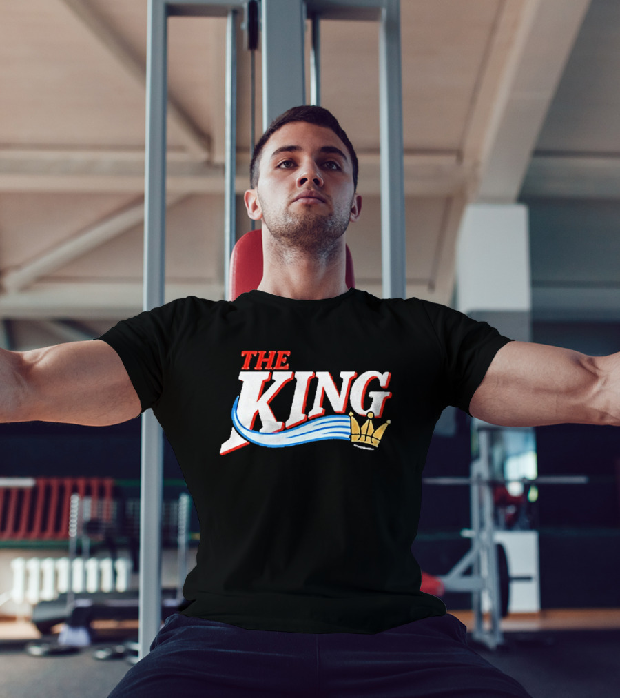 The King Throwback Lebron James Philadelphia 76ers T-Shirt