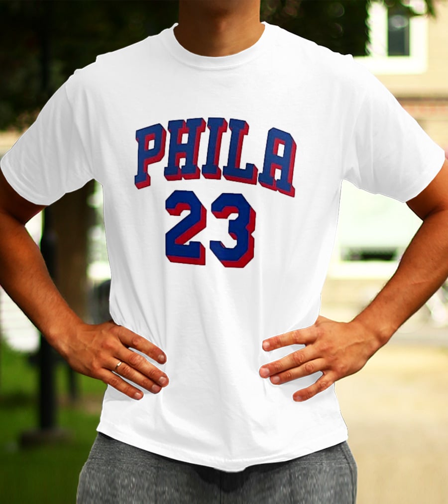 PHILA 23 LeBron James Philadelphia 76ers Youth Fast Break T-Shirt